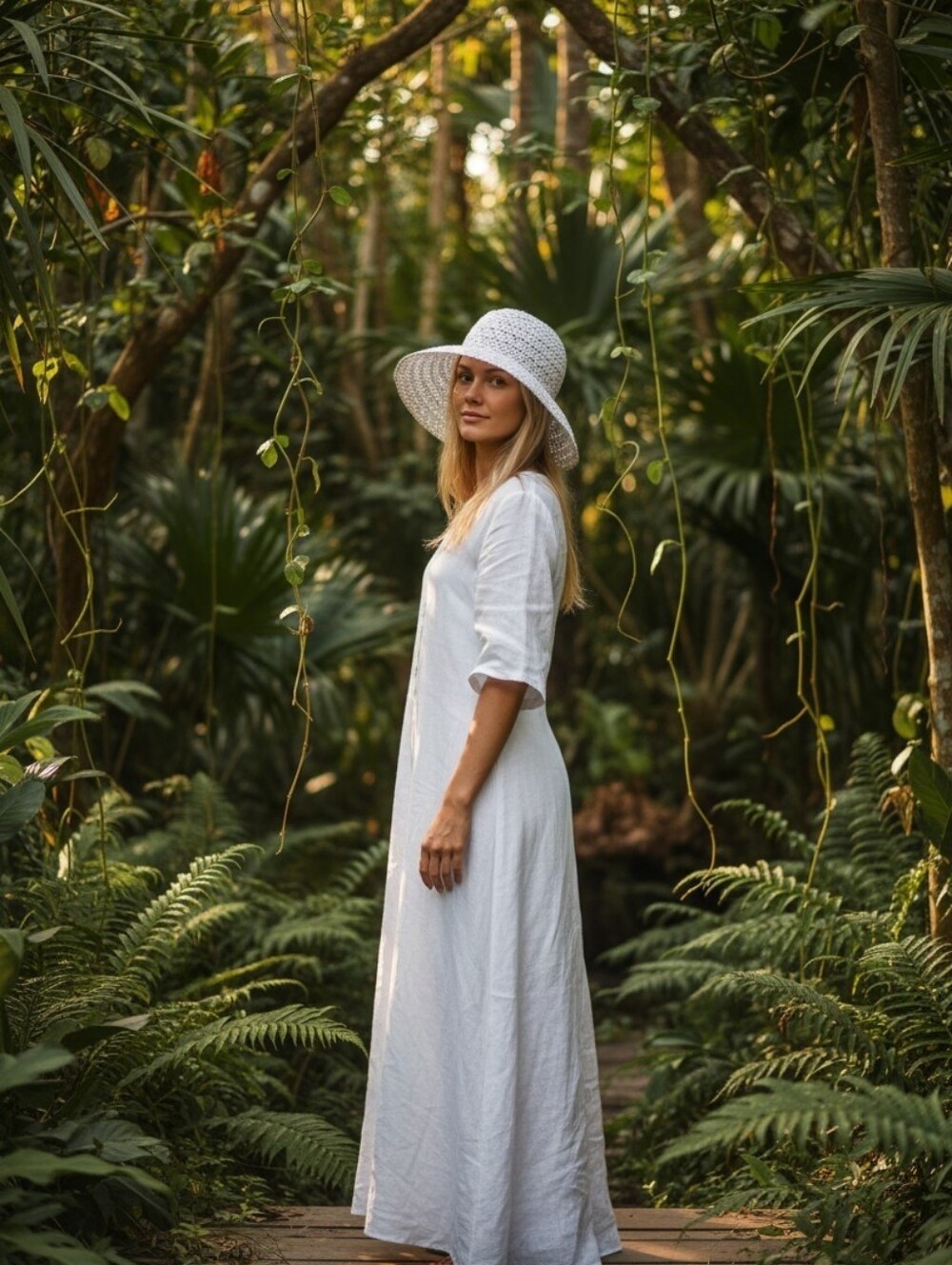 Beeline Import Women’s Tan Lace Hat.